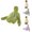 001-Green, variant on VOUZZA Kids Windbreaker Jacket Lightweight Hooded Waterproof Windproof Shell Rain Coat Top 5-15Y