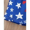 thumbnail image 7 of SANSIWU Little Boys 4th of July Outfits Letter Print Sleeveless Tank Tops+Stars Striped Shorts Summer Set, 7 of 7