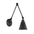 thumbnail image 4 of Savoy House Morland 1 Light Transitional Metal Wall Sconce in Matte Black, 4 of 7