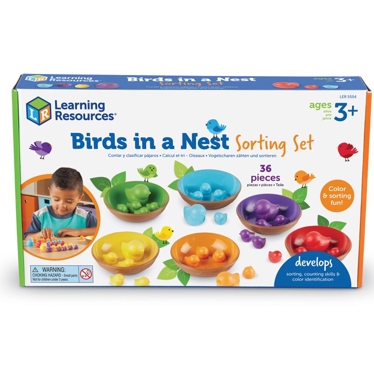 Learning Resources Birds in a Nest Sorting Set - Walmart.com