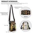 thumbnail image 6 of HELLHERO Black Cat Women Crossbody Bag Polyester 2 Layers Adjustable Shoulder Strap Crossbody Bag for Outdoor Travel, 6 of 7