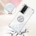 thumbnail image 3 of Funda para Xiaomi POCO F5 Pro 5G con Brillo Líquido Flotante, Purpurina, Parachoques y Anillo Giratorio Soporte, 3 of 5