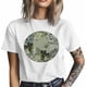 thumbnail image 4 of Camisetas informales de manga corta con estampado de hojas verdes de acuarela para hombre, camisetas gráficas, 4 of 8