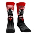 thumbnail image 3 of Unisex Rock Em Socks Darth Vader & Stormtrooper Red Chicago Bulls Three-Pack Star Wars Crew Socks Set, 3 of 4