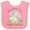 Pink and White, variant on Inktastic All of God's Grace in One Tiny Face Boys or Girls Baby Bib