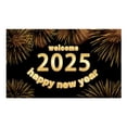 thumbnail image 1 of Tapiz para colgar en la pared con la bienvenida a 2025, feliz año nuevo, 150 x 90 cm, 1 of 2
