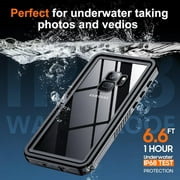 Galaxy S9 Waterproof Case (Not Fit S9+), Shockproof Built-in Screen Protector Case Full-Body Rugged Resistant Protective Hard Cover For Samsung Galaxy S9, Black
