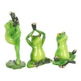 PATKAW 3Pcs Simulation Frogs Lifelike Frogs Vivid Artificial Frogs for
