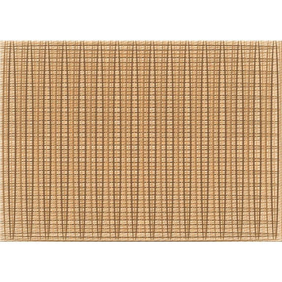Ahgly Company Indoor Rectangle Patterned Macaroni and Cheese Yellow Area Rugs, 3' x 5'
