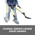 thumbnail image 6 of Sun Joe Shovelution Strain-Reducing Utility Round-Point Digging Garden Shovel, 9" Steel Head, 6 of 9