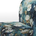 thumbnail image 4 of Designart "Blue Calm Gardens IV" Blue Abstract Upholstered Accent Chair - Modern Arm Chair For Bedroom, 4 of 7