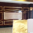 thumbnail image 2 of 100 Pages 24K Gold Leaf Art Design Gold Plated Frame Decorative Materials, 2 of 8