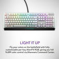 thumbnail image 3 of Alienware Low Profile RGB Mechanical Gaming Keyboard AW510K Lunar Light, 3 of 8