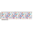 thumbnail image 3 of Ambesonne Floral Fabric by the Yard Upholstery, Hazy Pastel Flowers Pattern, 2 Yards, Salmon Peach Multicolor, 3 of 5