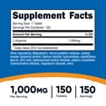 thumbnail image 5 of Nutricost L-Arginine 1000mg, Amino Acid Tablets (150 Tablets), 5 of 5