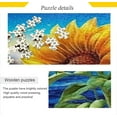 thumbnail image 2 of Dreamtimes Sunflower Butterfly 500 Piece Large Jigsaw Puzzle for Adults - Game Interesting Toys - Hand Made Puzzles Personalized Gift, 2 of 7