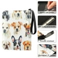 thumbnail image 4 of Game Card Storage Bag Collectible Trading Card Albums The 4-Pocket Card Binder With 50-Page Sleeve Can Hold 400 Game Cards Beautiful Watercolor Dogs, 4 of 6