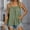 Green, variant on Womens Fashion Pleated Tank Tops Solid Color Casual Fold Adjustable Shoulder Strap Sling Sleeveless Tops Loose T-Shirt Blouse