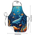 thumbnail image 2 of Sikiie Whimsical Underwater Fantasy Aprons for Kitchen Cooking Aprons, Chef Apron for Men Women Chef, 2 of 7