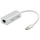 thumbnail image 1 of Adaptador BRobotix de USB-C M a RJ45 H . Color Blanco. BRobotix 651879, 1 of 3