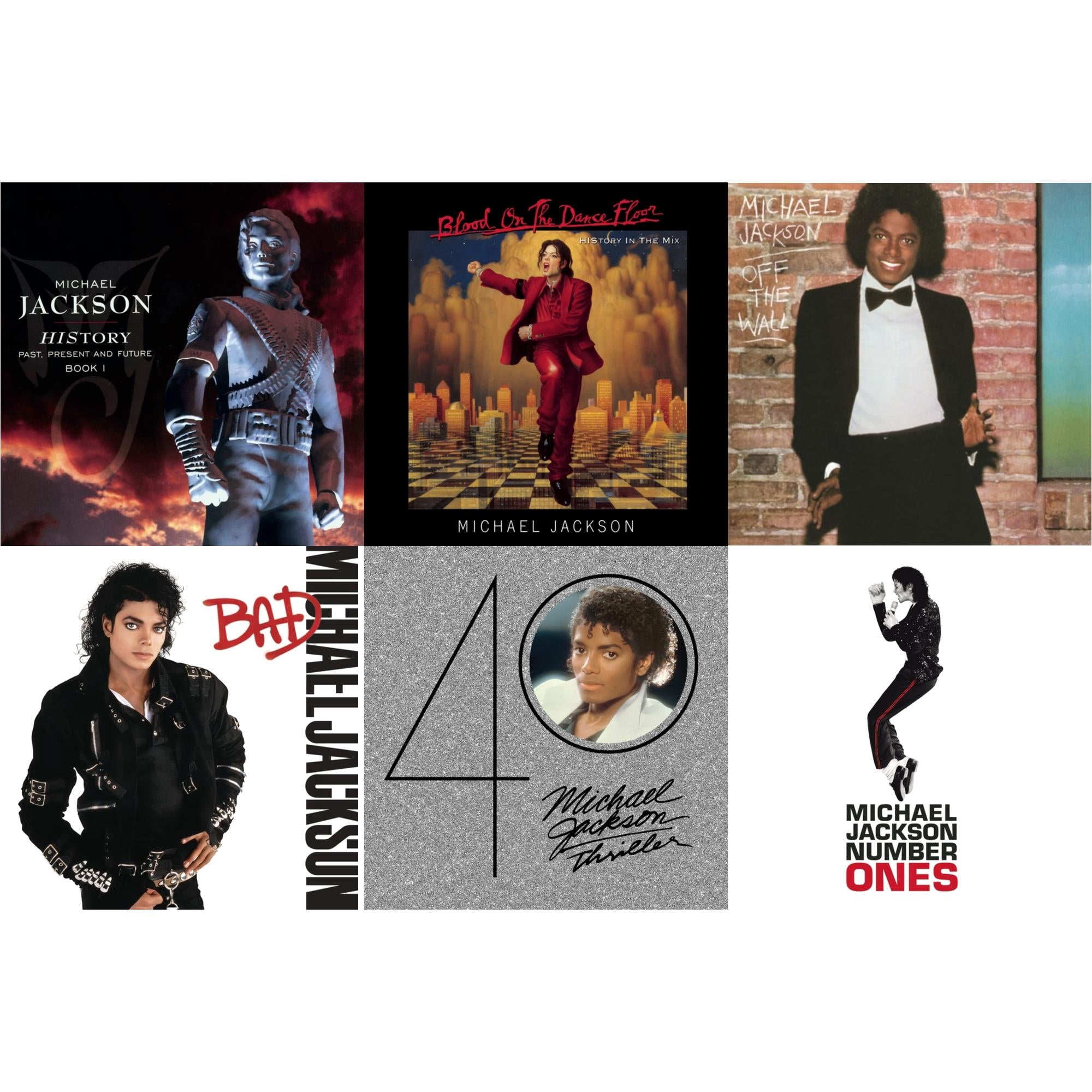 Bad & Essential Michael Jackson & Dangerous & Thriller (40Th