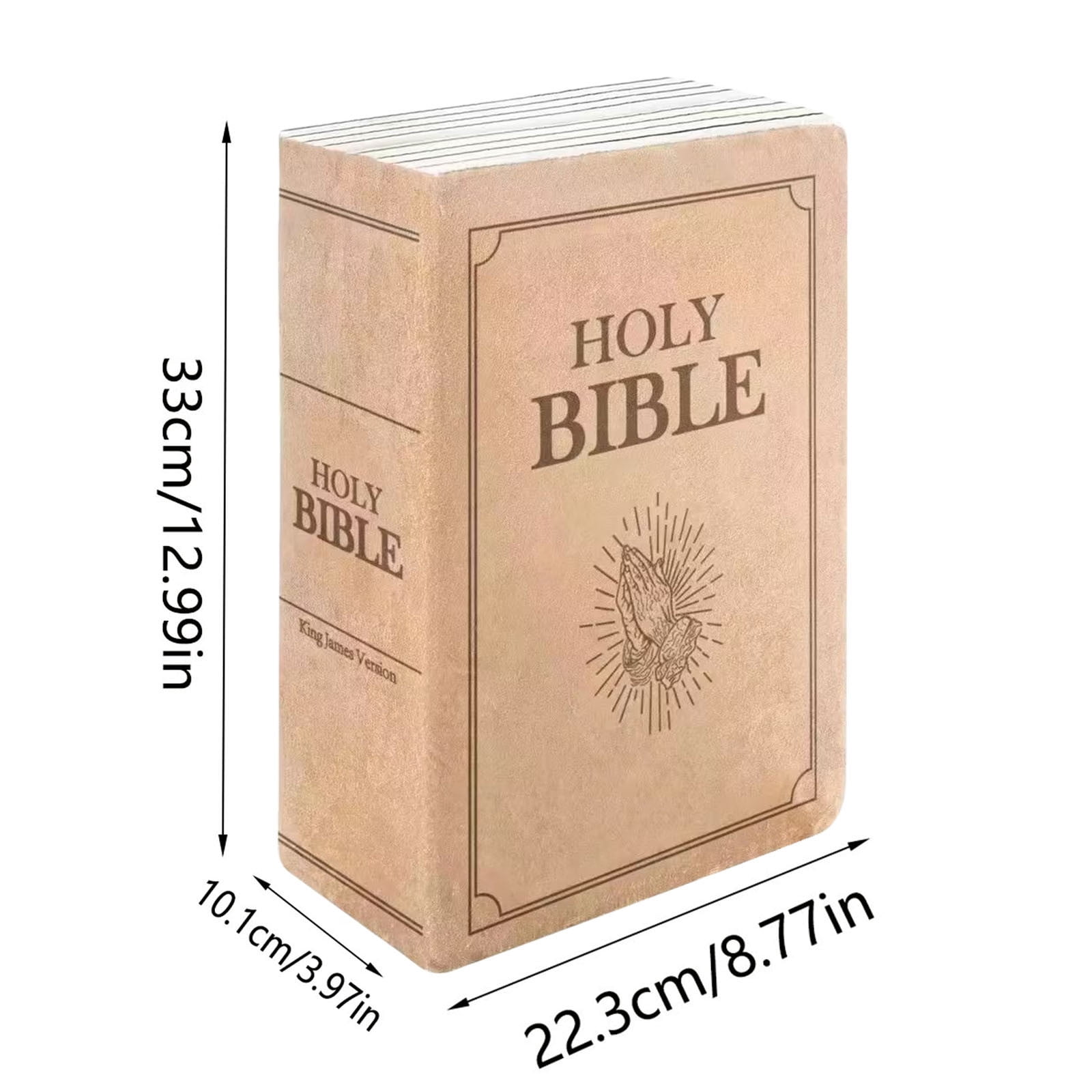 Children's Plush Toy Throw Pillows, Christmas holiday Bible Book Pillow that Opens, Home Living Room Decorative Pillow, Kids Pillow, for Bedroom Sofa Cushion Chair Couch Bed, 13"x8.8"x4"