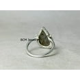 thumbnail image 5 of Solid 925 Sterling Silver Ring For Womens, Genuine Labradorite Ring Gemstone Unique Handcrafted Ring For Her, 5 of 6