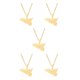 thumbnail image 3 of Collar de Acero inoxidable Minnieouse mapa de Sicilia dorado, 3 of 6
