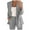 Gray, variant on DTBPRQ 2024 Womens Blazers Casual Long Sleeve Open Front Lapel Collar Summer Cardigan Solid Color Work Office Jacket Summer Outwear