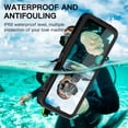 thumbnail image 3 of Samsung Galaxy A12 Waterproof Case with Built-in Screen Protector Dustproof Shockproof Drop Proof Heavy Duty Phone Case, Rugged Full Body Underwater Protective Cover for Samsung Galaxy A12 (Black), 3 of 5