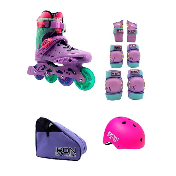 Combo De Patines Urbanos Forza Casco Protecciones Y Bolsa Ir