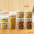 thumbnail image 2 of SDFGTstore Airtight Organizers Container Press Seal Closure Plastic Food Saver 4 Size, 2 of 8