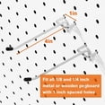 thumbnail image 3 of Pegboard Hooks Organizer Kit,4-Inch Pegboard Accessories,Shelf Hooks for Organizing Various Tools,60 Pack, 3 of 5