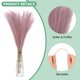 thumbnail image 2 of Uxcell 20 Paquete de Hierba Pampas Falsa 21.7" para Decoración del Hogar Boda Púrpura Claro, 2 of 6