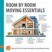 Pen+Gear Medium Moving Boxes, 22 in. L x 13 in. W x 15 in. H, Kraft