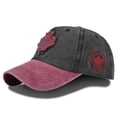 thumbnail image 2 of Baseball Cap Canada Baseball Caps Canada Day Embroidered Maple Leaf Flag Adjustable Hats Baseball Hat Hot Pink One Size, 2 of 7