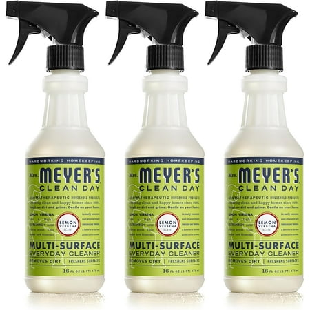 CLEAN DAY All-Purpose Cleaner Spray, Cruelty Free Formula, Lemon Verbena, 16 fl. oz - Pack of 3