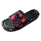 thumbnail image 1 of Bmisegm Ladies Summer Casual Colourful Printed Thick Bottom Outer Wear Beach Large Size Sandal Slippers Womens Sandals Summer Red 8.5, 1 of 4