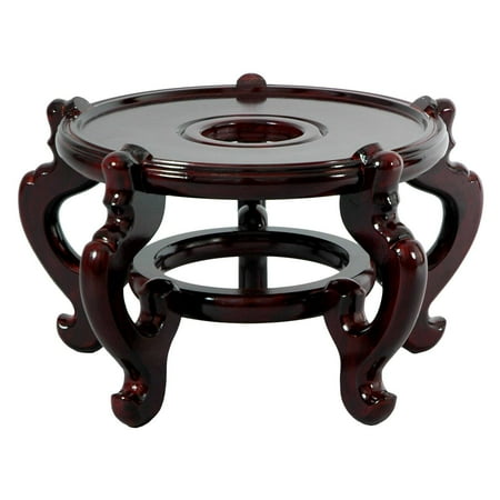 UPC: 0849527036358 | Oriental Furniture Rosewood Fishbowl Stand