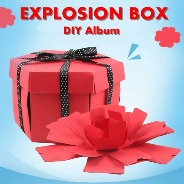 Surprise Explosion Couple Box Love Memory Diy Photo Album