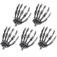thumbnail image 1 of 6pcs Halloween Skeleton Hands Decoración de huesos de mano falsos Decoración de la fiesta de la casa embrujada, 1 of 8