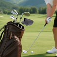 thumbnail image 7 of Haosy Space Gray Golf Mallet Putter Cover Strong Magnetic Leather Golf Club Headcover Closure, 7 of 7