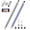 Gray+Purple, variant on MEKO 2-in-1 Stylus Pen for Touchscreen, Magnetic Body with Hidden Disc Tip, Universal Stylus for iPhone iPad Android Tablets Chromebook, Compatible with All Touch Screens, 2 Pack Black White