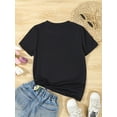 thumbnail image 3 of New Fashionable Cartoon Unicorn 3D Digital Full Print Short Sleeve T-shirt for Girls, 3 of 7