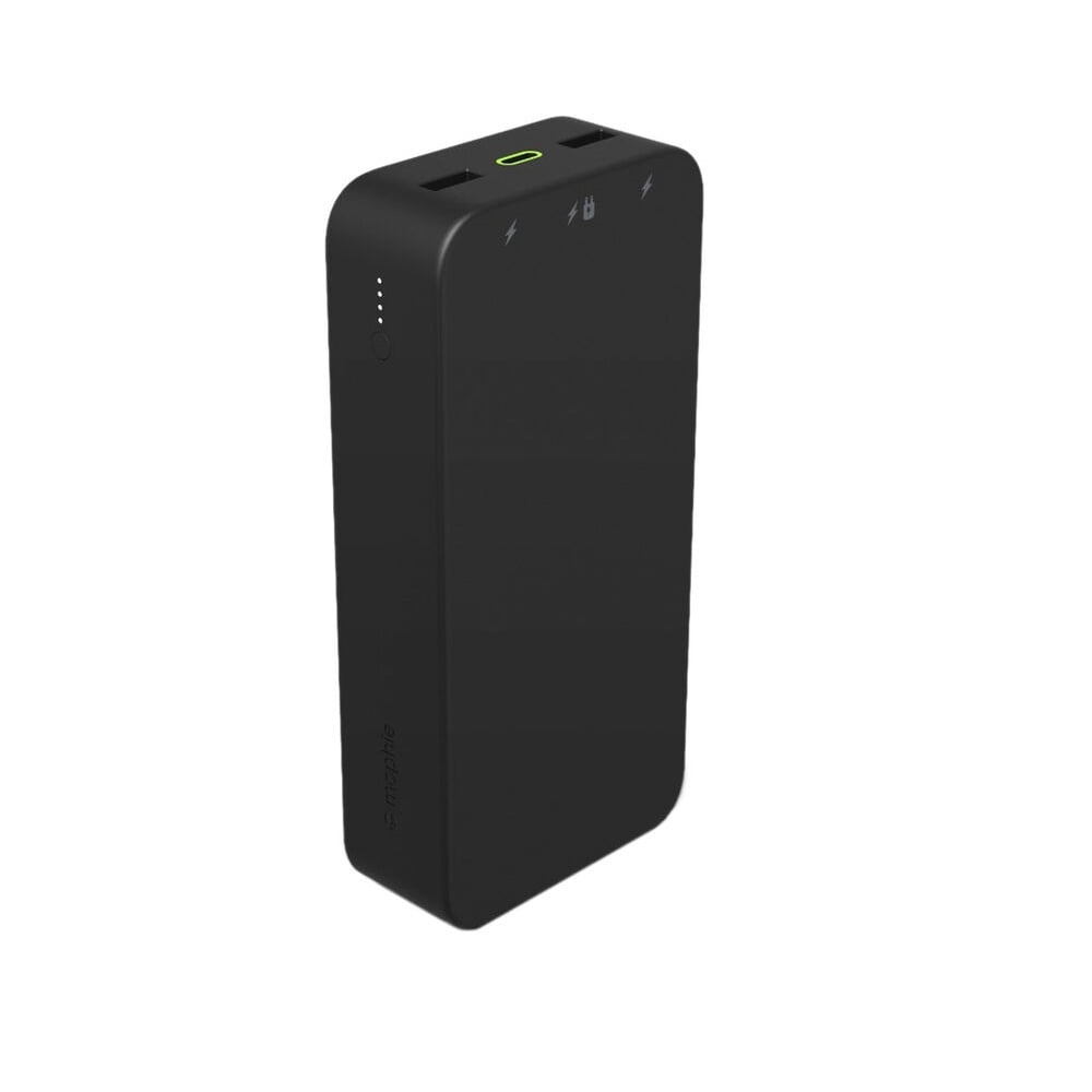 Restored mophie Powerstation 2023 with PD Power Bank - 10 000 mAh Large Internal Battery (2) USB-A Port and (1) 20W USB-C PD Fast Charging Input/Output Port Travel-Friendly (Refurbished)