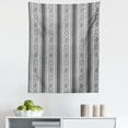 thumbnail image 1 of Mexican Print Tapestry, Monochrome Vertical Layout of Prehistoric Art Motifs Illustration, Fabric Wall Hanging Decor for Bedroom Living Room Dorm, 5 Sizes, Charcoal Grey White, by Ambesonne, 1 of 1