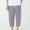 Gray, variant on HOMADLES Mens Casual Pants Elastic Waist Soft Straight Stretch Pocket Solid Summer Drawstring, Sweatpants Black