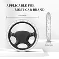 thumbnail image 5 of Fotbe Snowflake Minimalist for Steering Wheel Cover Universal 15 in Car Accessories for Men Women,Steering Wheel Protector Comfortable Protective Case for SUV Sedan Decor, 5 of 8