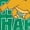 GREEN, variant on - Hakuna Matata Outlined Words - Toddler & Youth Short Sleeve Graphic T-Shirt