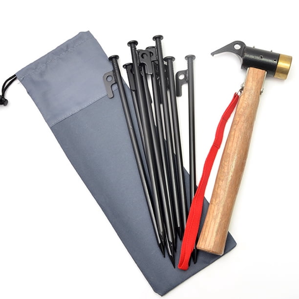 UPOUART 4Ud Bolsa De Tela Oxford Para Guardar Clavos Y Accesorios De Camping Color Variado